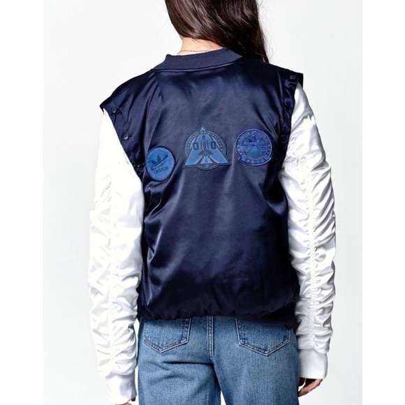 ADIDAS Rita Ora Cosmic Confessions Satin Bomber - Picture 2 of 4